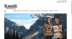 Desktop Screenshot of kanataknits.com